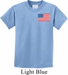 US Flag Pocket Print Kids Shirt