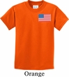 US Flag Pocket Print Kids Shirt