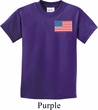 US Flag Pocket Print Kids Shirt