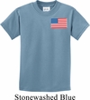 US Flag Pocket Print Kids Shirt