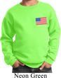 US Flag Pocket Print Kids Sweatshirt