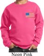 US Flag Pocket Print Kids Sweatshirt
