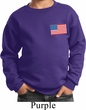 US Flag Pocket Print Kids Sweatshirt