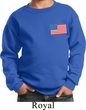 US Flag Pocket Print Kids Sweatshirt
