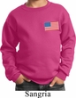 US Flag Pocket Print Kids Sweatshirt
