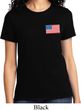 US Flag Pocket Print Ladies Shirt