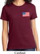 US Flag Pocket Print Ladies Shirt
