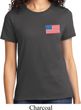 US Flag Pocket Print Ladies Shirt