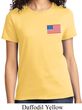 US Flag Pocket Print Ladies Shirt