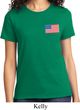 US Flag Pocket Print Ladies Shirt