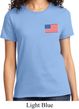 US Flag Pocket Print Ladies Shirt