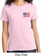 US Flag Pocket Print Ladies Shirt