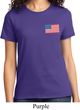 US Flag Pocket Print Ladies Shirt