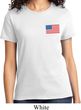 US Flag Pocket Print Ladies Shirt