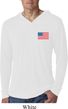 US Flag Pocket Print Lightweight Hoodie Shirt
