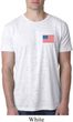 US Flag Pocket Print Mens Burnout Shirt