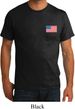 US Flag Pocket Print Mens Organic Shirt