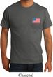 US Flag Pocket Print Mens Organic Shirt