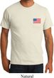 US Flag Pocket Print Mens Organic Shirt
