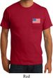 US Flag Pocket Print Mens Organic Shirt