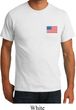US Flag Pocket Print Mens Organic Shirt