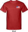 US Flag Pocket Print Mens Tall Shirt