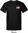 US Flag Pocket Print Mens Tall Shirt