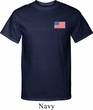 US Flag Pocket Print Mens Tall Shirt