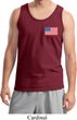 US Flag Pocket Print Mens Tank Top