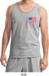 US Flag Pocket Print Mens Tank Top