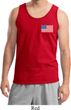 US Flag Pocket Print Mens Tank Top