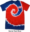 US Flag Pocket Print Patriotic Tie Dye Shirt