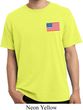 US Flag Pocket Print Pigment Dyed Shirt