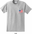 US Flag Pocket Print Pocket Shirt