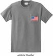 US Flag Pocket Print Pocket Shirt