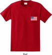 US Flag Pocket Print Pocket Shirt