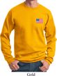 US Flag Pocket Print Sweatshirt