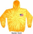 US Flag Pocket Print Tie Dye Hoodie