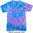 US Flag Pocket Print Tie Dye Shirt
