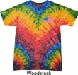 US Flag Pocket Print Tie Dye Shirt