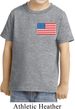 US Flag Pocket Print Toddler Shirt