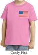 US Flag Pocket Print Toddler Shirt