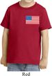 US Flag Pocket Print Toddler Shirt