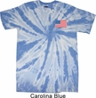 US Flag Pocket Print Twist Tie Dye Shirt