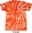 US Flag Pocket Print Twist Tie Dye Shirt