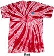 US Flag Pocket Print Twist Tie Dye Shirt