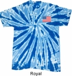 US Flag Pocket Print Twist Tie Dye Shirt