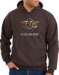US Navy Seal Hoodie Hooded Sweatshirt - Devgru Adult Brown Hoody