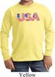 USA 3D Kids Long Sleeve Shirt