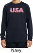 USA 3D Kids Moisture Wicking Long Sleeve Shirt